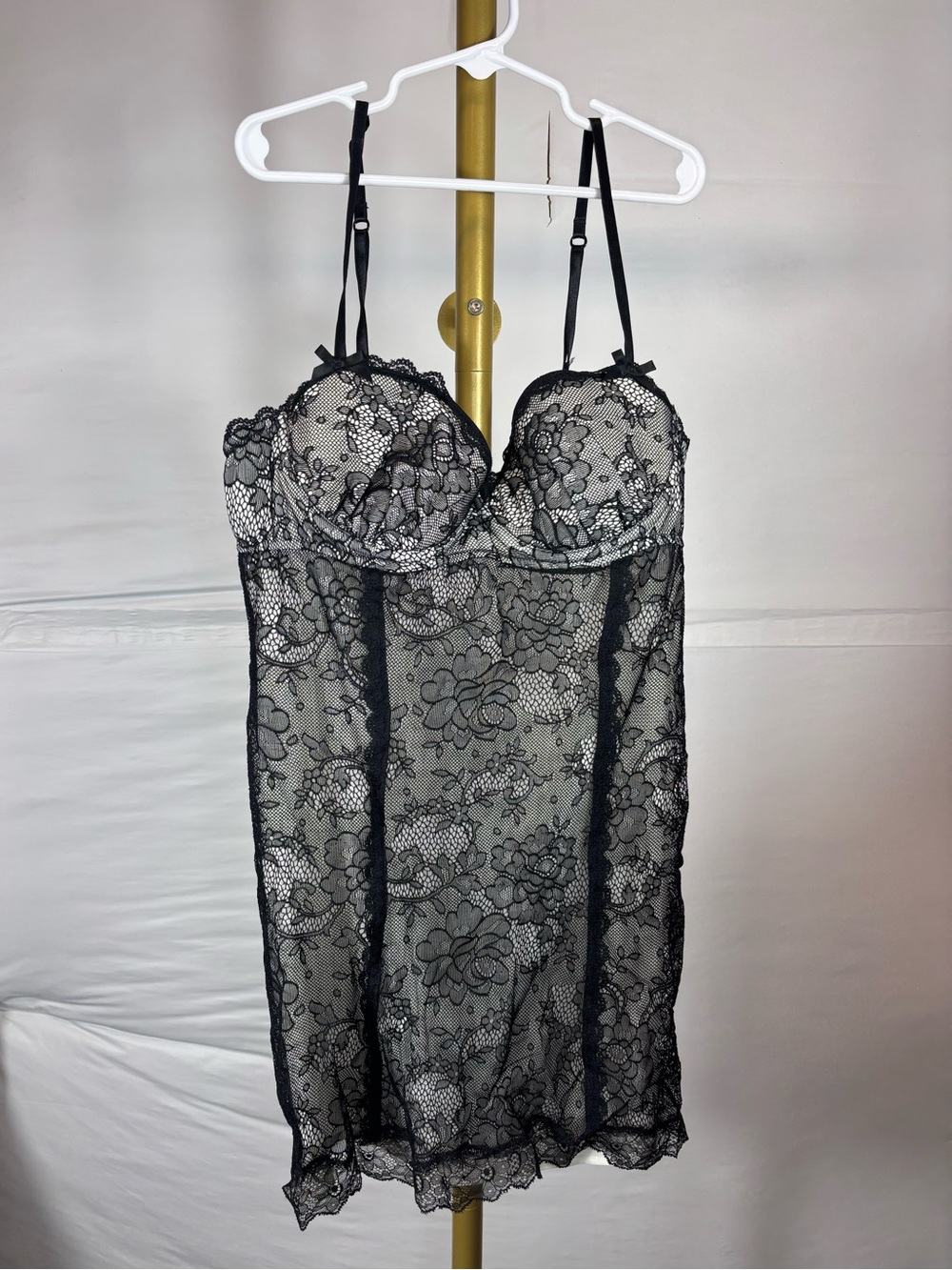 Victoria’s Secret Sexy Little Thing Black Lace Lingerie Size 34C